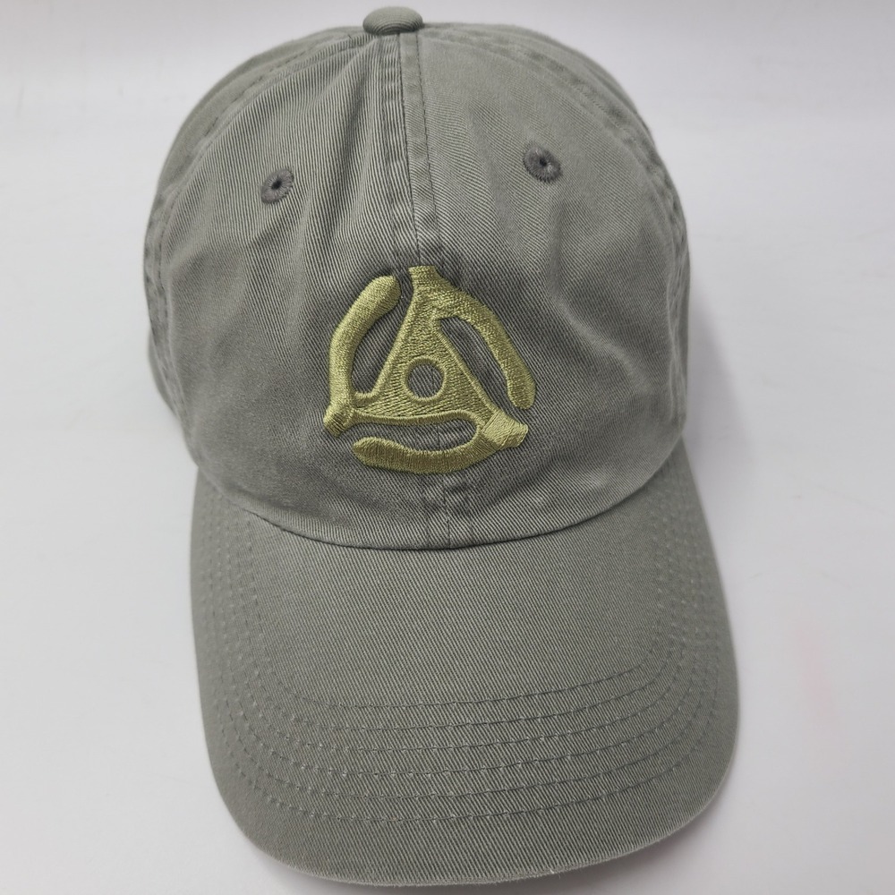 Rock & Roll Hall of Fame Hat Strapback (Fits Small) Gray Green Cleveland Museum‎